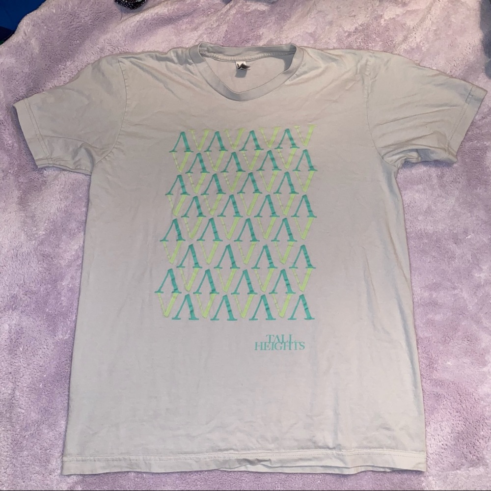 american apparel tall heights graphic tee